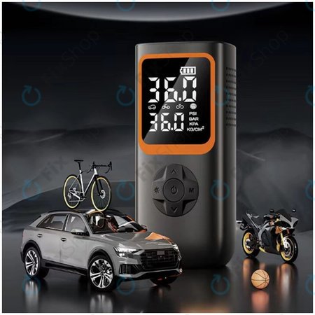 Hordozható Elektromos Légkompresszor Kiegészítőkkel (11.1V, 2000mAh)