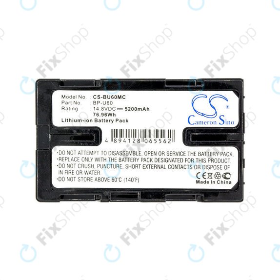 Akkumulátor Sony HD422, PMW-100, 200, PMV-Ex1, F3, 5200mAh, Li-Ion, 14.8V, BP-U60, HQ