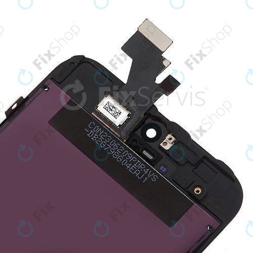 Kijelző iPhone 5, Black, Érintőüveg kerettel