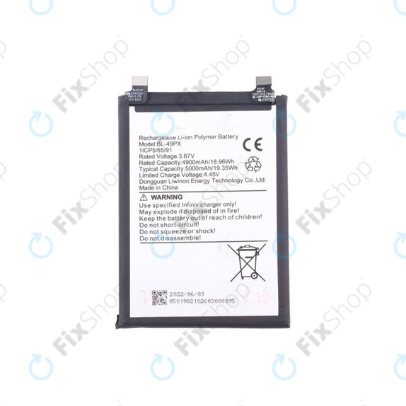 Infinix Note 30 Pro, 30 VIP X6710 - Akkumulátor BL-49PX 5000mAh