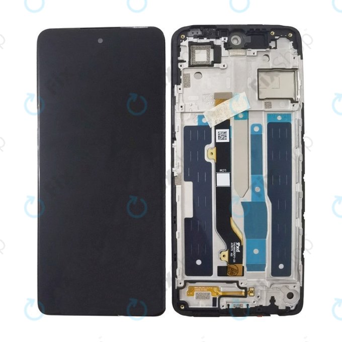 Infinix Note 30 - LCD Kijelző + Érintőüveg + Keret (Obsidian Black) TFT