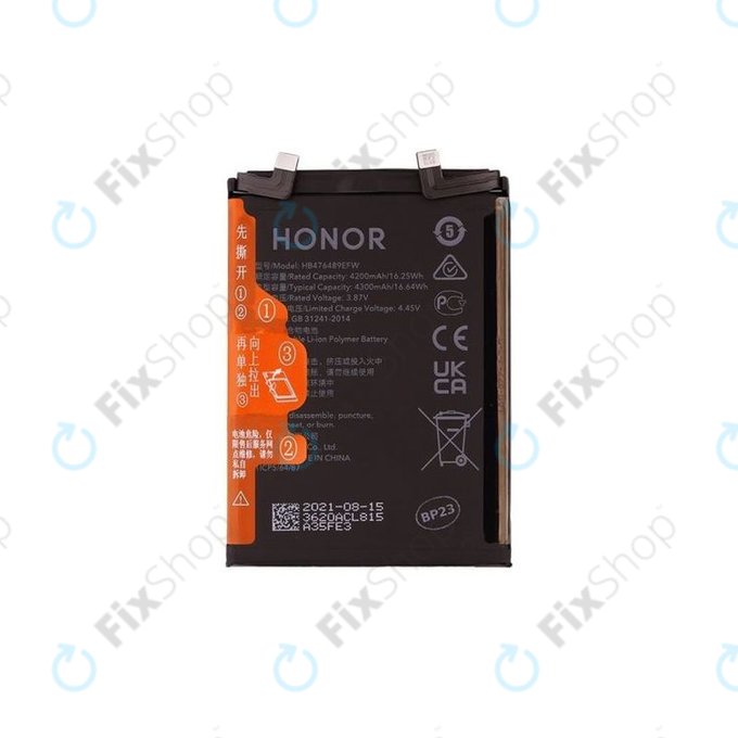 Honor 50 - Akkumulátor HB476489EFW 4300mAh - 02354GNH Genuine Service Pack