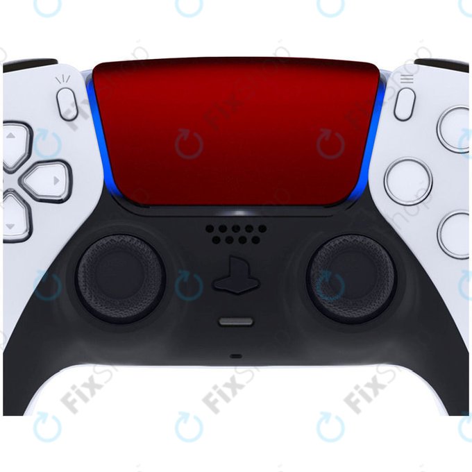 Érintőpad burkolat V2.0 (Red) Sony PlayStation 5 DualSense kontroller részére