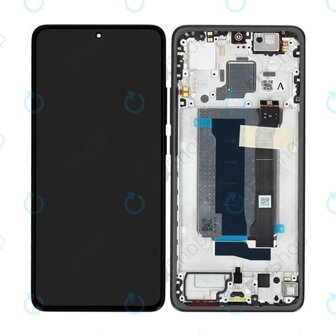 Xiaomi Poco X7 Pro 2412DPC0AG - LCD Kijelző + Érintőüveg + Keret (Black) OLED