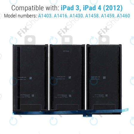 Apple iPad 3, iPad 4 - Akkumulátor 11560mAh