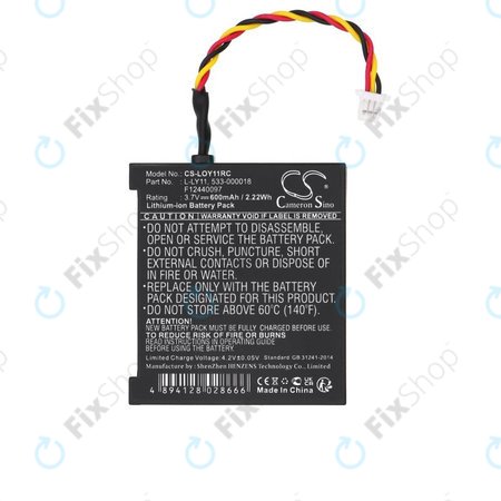 Akkumulátor Logitech G930, 600mAh, Li-Ion, 3.7V, L-LY11, HQ