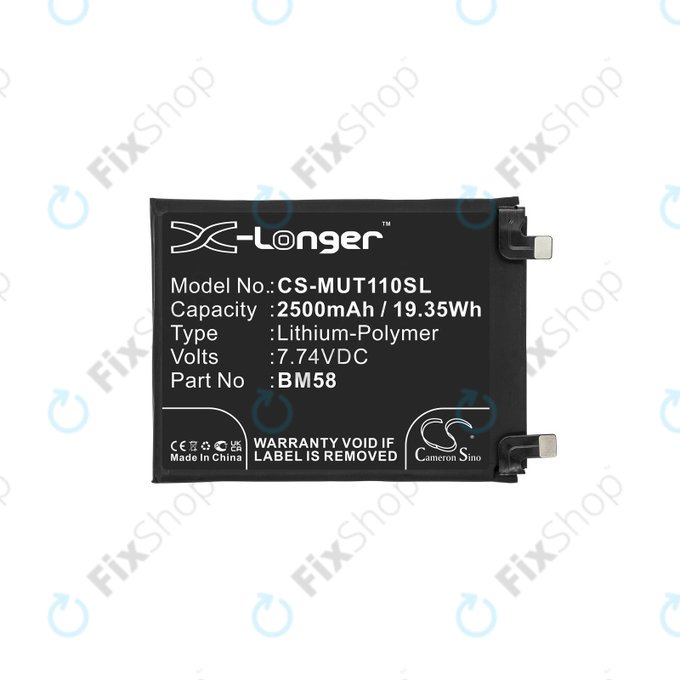 Xiaomi 11T Pro - Akkumulátor BM58 2500mAh HQ