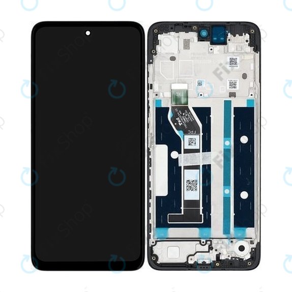 Motorola Moto G05 - LCD Kijelző + Érintőüveg + Keret - 5D68C29300 Genuine Service Pack