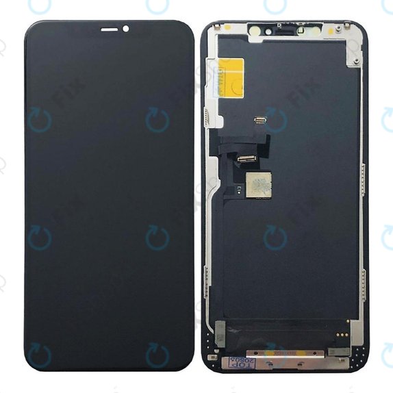 Kijelző In-Cell FHD iPhone 11 Pro Max, Érintőüveg kerettel, FixPremium