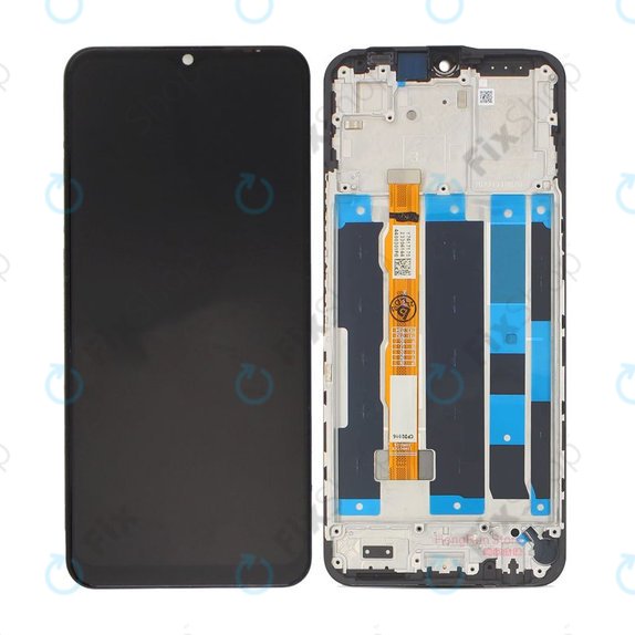Vivo Y35 5G V2230A - LCD Kijelző + Érintőüveg + Keret (Black) TFT