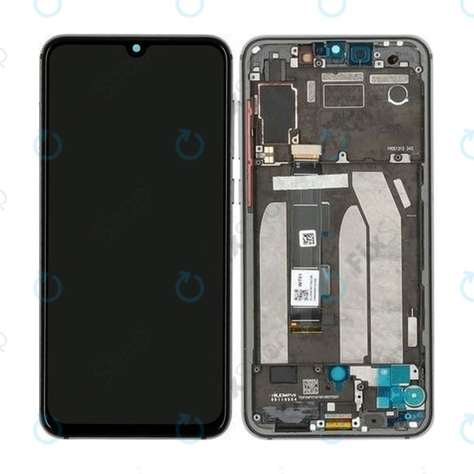 Xiaomi Mi 9 SE - LCD Kijelző + Érintőüveg + Keret (Black) - 5606101010B6 Genuine Service Pack