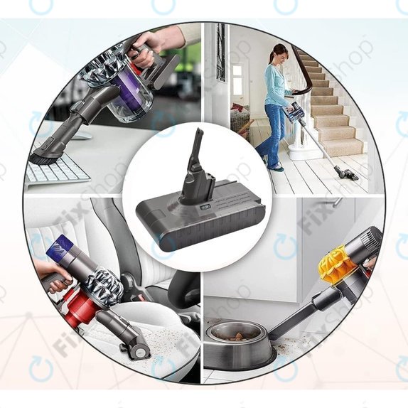 Dyson V8 - Akkumulátor 215681, PM8-US-HFB1497A Li-Ion 21.6V 4000mAh