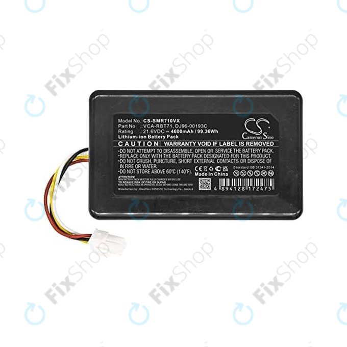 Samsung PowerBot R7040 - Akkumulátor VCA-RBT71, DJ96-00193C, DJ96-00202A Li-Ion 21.6V 4600mAh HQ