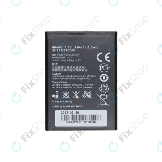 Huawei Ascend G510, Y210, Y530 - Akkumulátor HB4W1 1700mAh