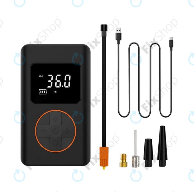 Hordozható Elektromos Légkompresszor Kiegészítőkkel (7.4V, 1800mAh)