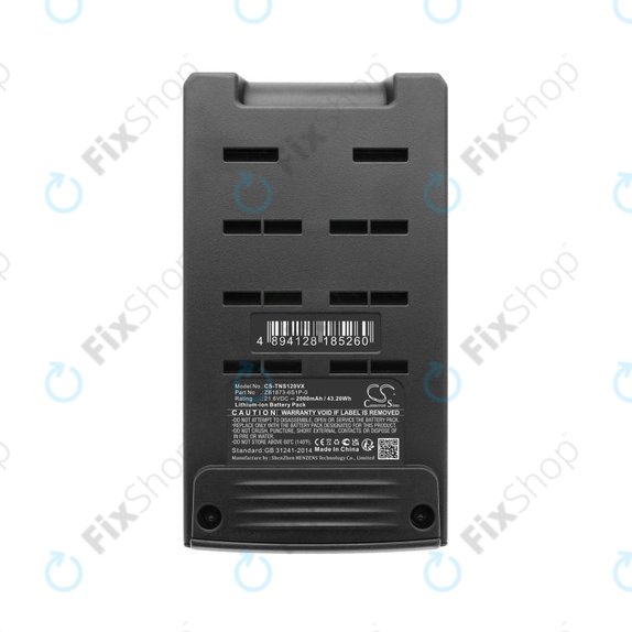 Akkumulátor Tineco P1, Pure One S12, 2000mAh, Li-Ion, 21.6V, ZB1873-6S1P-0, HQ