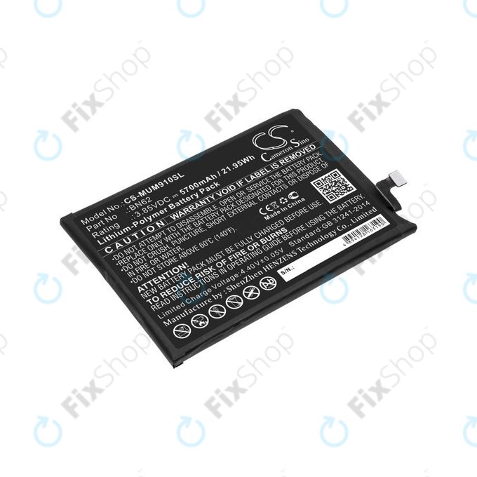 Xiaomi Redmi 9T - Akkumulátor BN62 5700mAh HQ