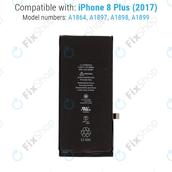 Apple iPhone 8 Plus - Akkumulátor 2691mAh