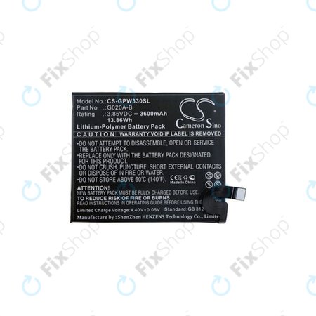 Google Pixel 3a XL - Akkumulátor G020A-B 3600mAh HQ