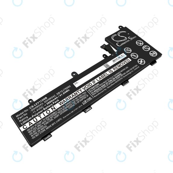 Akkumulátor Lenovo Yoga 11e, ThinkPad Yoga 11e ChromeBook 20, 3600mAh, Li-Pol, 11.4V, 00HW043, HQ
