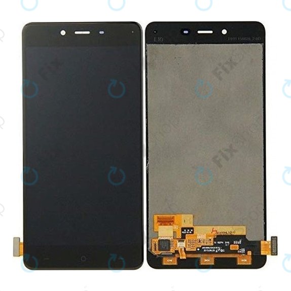 OnePlus X - LCD Kijelző + Érintőüveg (Black) TFT