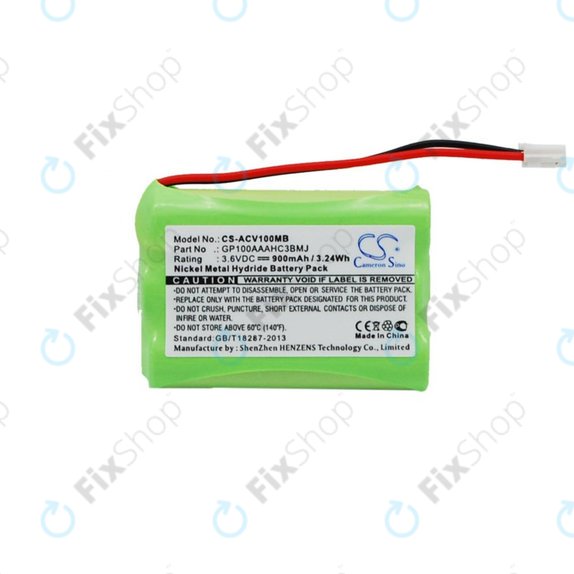 Akkumulátor Audioline Baby Care V100, 900mAh, Ni-MH, 3.6V, GP100AAAHC3BMJ, HQ