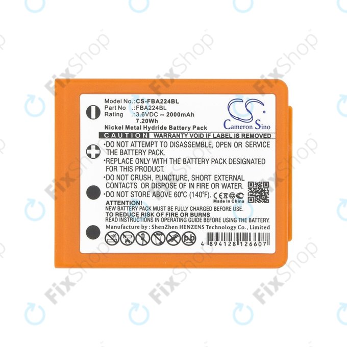 HBC Radiomatic Keynote, Linus 4, Micron 4, 5, 6, 7, Patrol D, Quadrix, Vector Pro - Akkumulátor BA223000, BA223030, FUB6 2000mAh HQ
