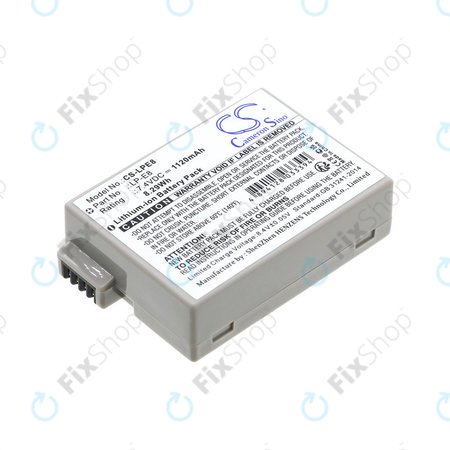 Akkumulátor Canon EOS 550D, 600D, LP-E8, Li-ion, 7.4V, 1120mAh, HQ