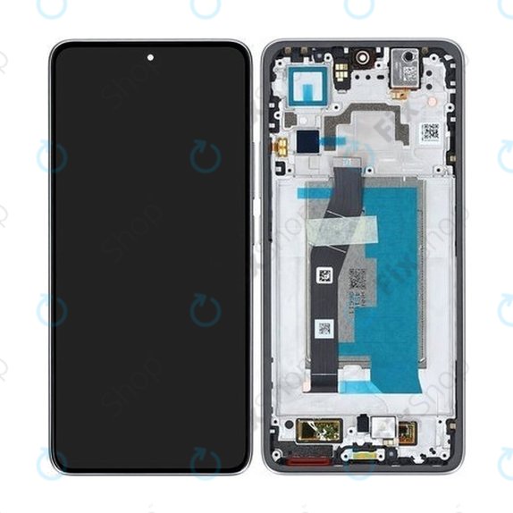 Xiaomi 14T - LCD Kijelző + Érintőüveg + Keret (Titan Gray) - 5600040N12A00 Genuine Service Pack