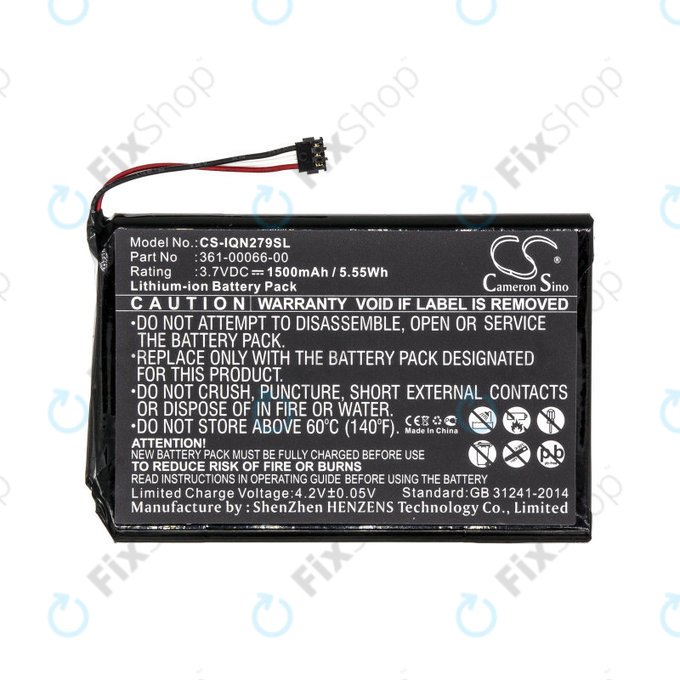 Akkumulátor Garmin Nüvi 2757, 1500mAh, Li-Ion, 3.7V, 361-00066-00, HQ