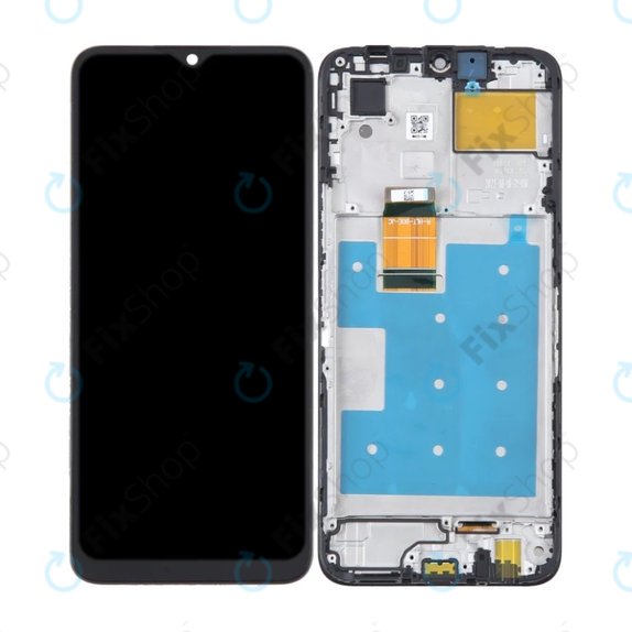 Honor X6 - LCD Kijelző + Érintőüveg + Keret (Midnight Black) TFT