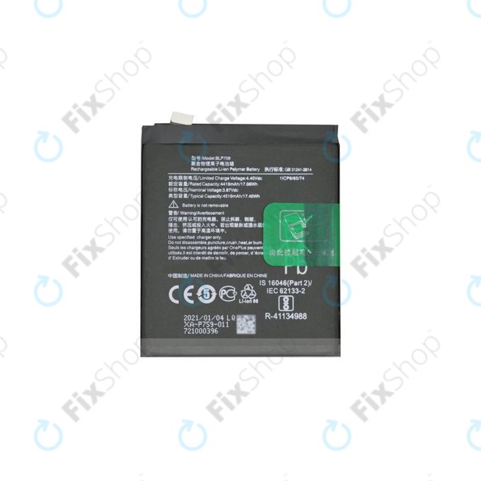 OnePlus 8 Pro - Akkumulátor BLP759 4510mAh