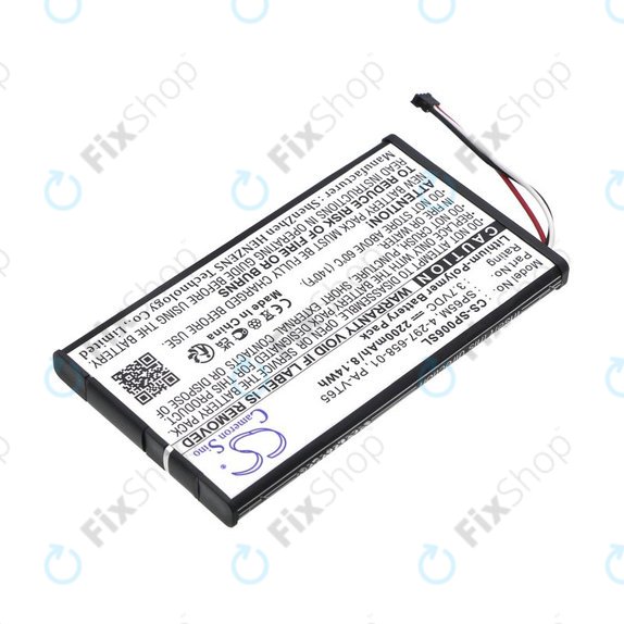 Akkumulátor Sony PS Vita, 2200mAh, Li-Pol, 3.7V, SP65M, HQ