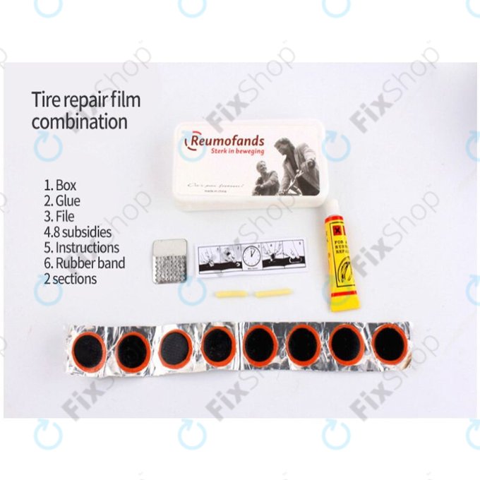 Praktikus Javítókészlet Kerékpárokhoz és Robogókhoz 6in1