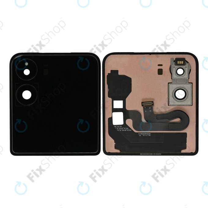 Xiaomi Mix Flip 2405CPX3DC - LCD Kijelző + Érintőüveg (Külső) (Purple) - 560005000N800 Genuine Service Pack