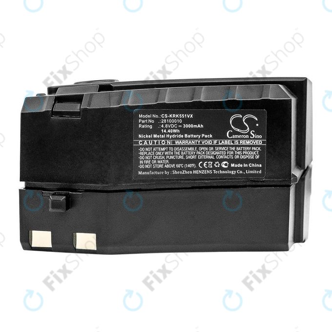Kärcher KC55 - Akkumulátor 6.654-118.0, 28100010 Ni-MH 4.8V 3000mAh HQ