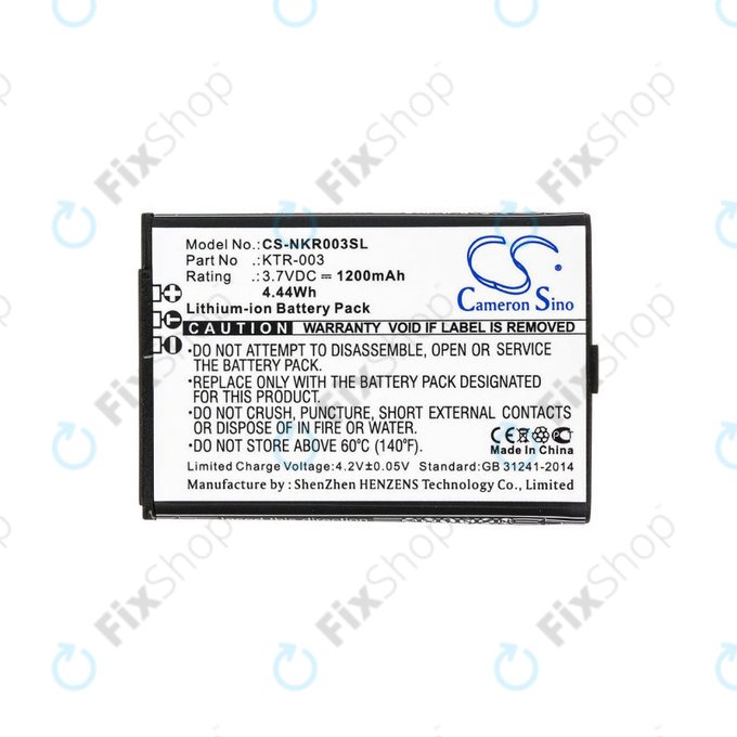 Akkumulátor Nintendo New 3DS, 1200mAh, Li-Ion, 3.7V, KTR-003, HQ