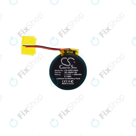 Akkumulátor Garmin Approach S1, S3, S4, Forerunner 110, 210, S1, 200mAh, Li-Ion, 3.7V, 361-00047-00, HQ