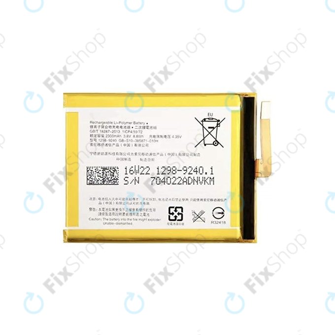 Sony Xperia XA F3111, E5 F3311 - Akkumulátor LIS1618ERPC 2300mAh