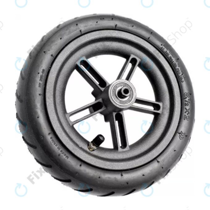 Xiaomi Mi Electric Scooter 1S, 2 M365, Essential - Komplett Hátsó Kerék (Black) - C002550001900, C002550003500 Genuine Service Pack