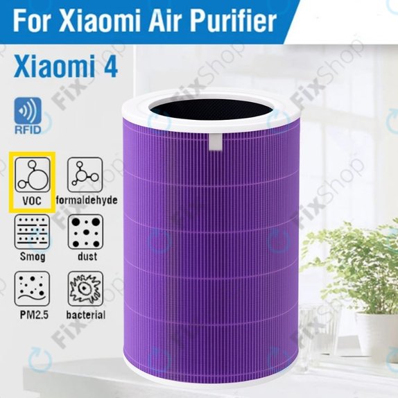 Xiaomi Mi Mijia Air Purifier 4 - HEPA szűrő (Szagszűrő) (Lila)