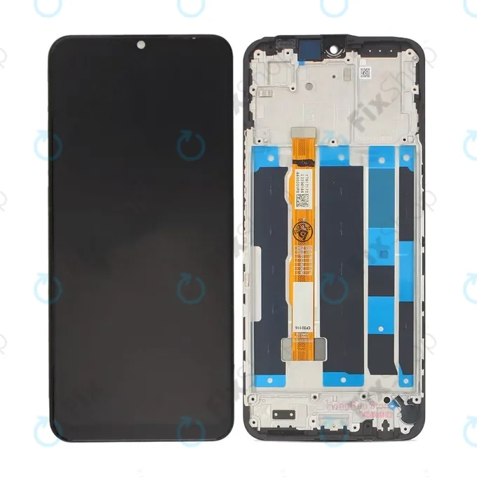 Vivo Y35 5G V2230A - LCD Kijelző + Érintőüveg + Keret (Black) TFT