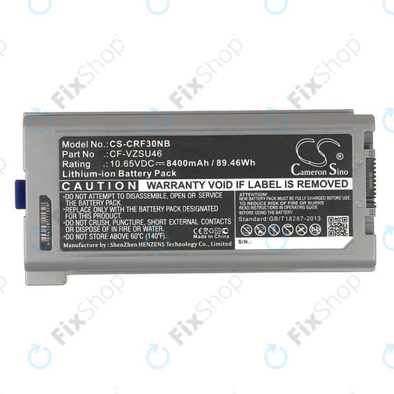 Akkumulátor Panasonic Toughbook CF-30, 31, 53, 8400mAh, Li-Ion, 10.65V, CF-VZSU46, HQ
