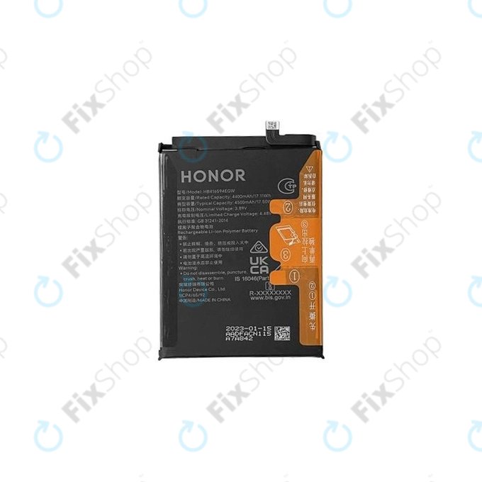 Honor X8a, Honor 90 Lite - Akkumulátor HB416594EGW 4500mAh - 2402AADF Genuine Service Pack
