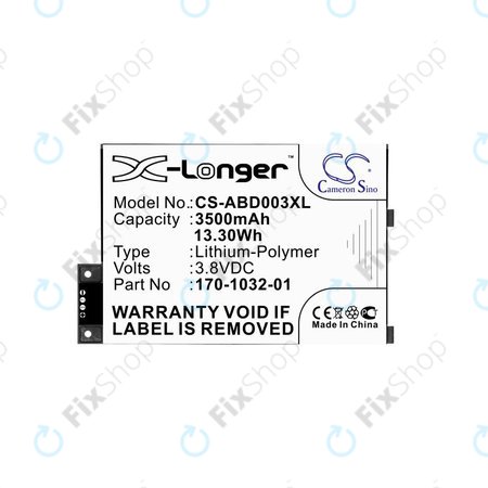 Amazon Kindle 3, 3 Wi-fi, 3G, Graphite - Akkumulátor 170-1032-01, S11GTSF01A 3500mAh HQ