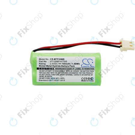 Akkumulátor Motorola MBP20, 700mAh, Ni-MH, 2.4V, VT1208014770G, HQ