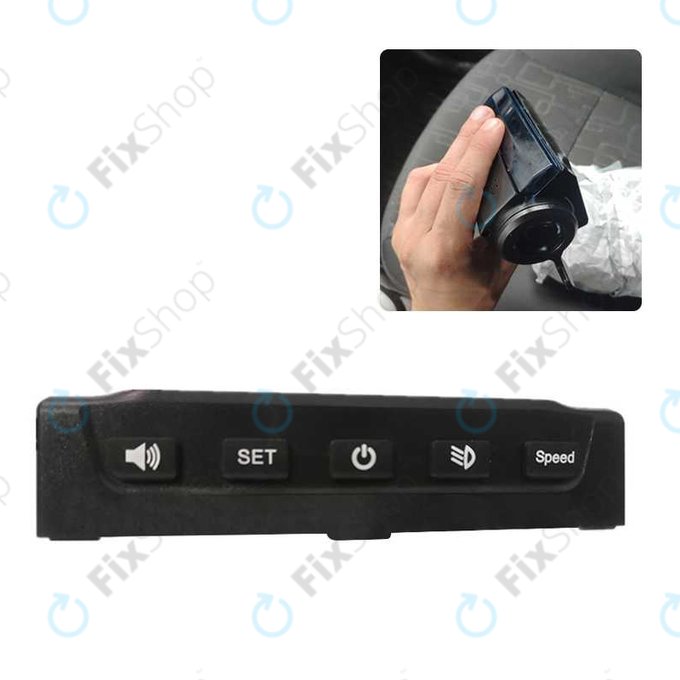 Kugoo S1, S1 Pro, S2, S3 - Műszerfalszett (Műanyag kijelzőburkolat, gázkar, fék, LED-lámpa-burkolat)