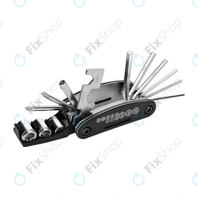 Többfunkciós Készlet Robogókhoz és Kerékpárokhoz 16in1