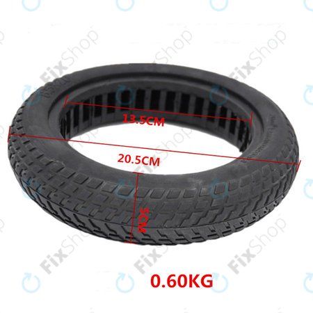 Xiaomi Mi Electric Scooter 1S, 2 M365, Essential, Pro, Pro 2 - Tartós Tömör Tömlő Nélküli Gumiabroncs (Black)