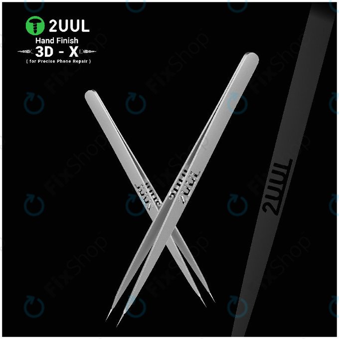 Precíziós csipesz, 3D-X kézi megmunkálású, 2UUL TW02